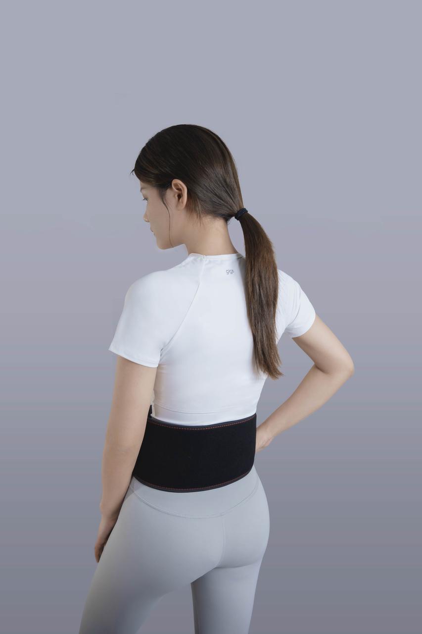 Pure Graphene Far-Infrared Waist Care Device for Protecting Waist Health Color: Black