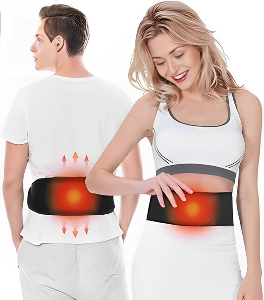Pure Graphene Far-Infrared Waist Care Device for Protecting Waist Health Color: Black