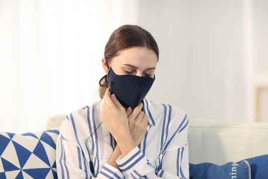 Pure Graphene Nasal Mask - Gentle Nasal Care - Color: Black