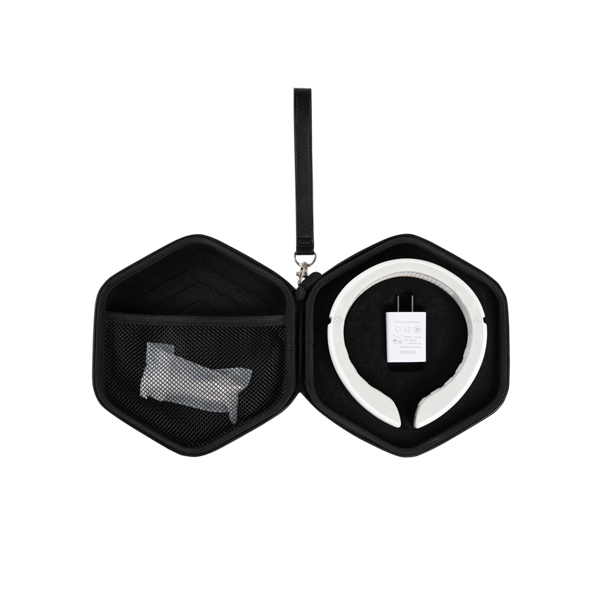 Pure Graphene Far-Infrared Neck Care Set - Designed for Neck, Shoulder and Cervical Spine Care - Wireless Charging - Portable - White