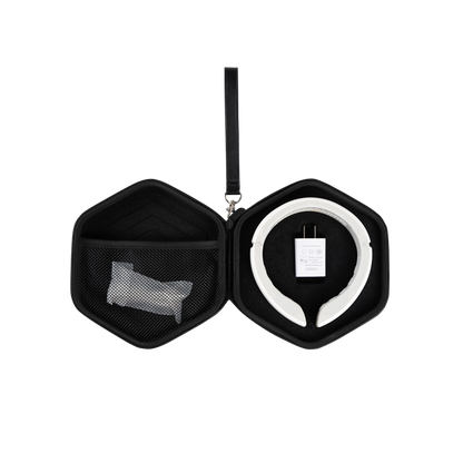 Pure Graphene Far-Infrared Neck Care Set - Designed for Neck, Shoulder and Cervical Spine Care - Wireless Charging - Portable - White